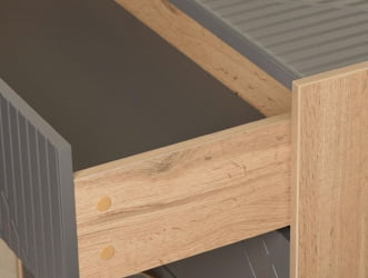 Тумба-комод Монако 902.23 Дуб Вотан Оникс Графит