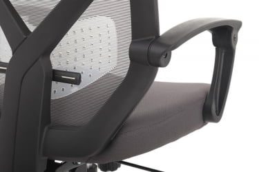 Кресло Oliver RCH W-203AC Черный пластик/Серый