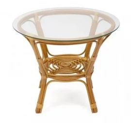 Стол Багама круглый без плетеной столешницы Bahama натуральный