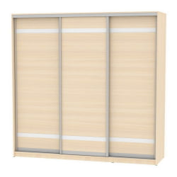 Шкаф-купе B-220х235х60-3(ДМ-D9D9D9)