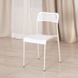 Стул ADDE (mod. C-049) металл/пластик, 39 х 49 х 78 см, White (белый)