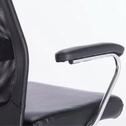 Кресло офисное BRABIX Flight EX-540 экокожа Черный