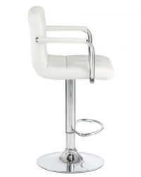 Стул барный DOBRIN KRUGER ARM (белый) 2 шт