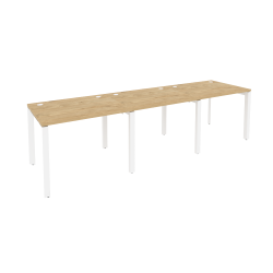 Рабочая станция на П-образном м/к ONIX O.MP-RS-3.1.8 Тиквуд Светлый/Белый