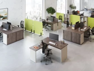 Экран на один стол New Line NLN36381103 Дуб шамони темный