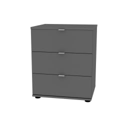 Комод Алиса(K5)657х540х459сторцевойручкой(Графит)