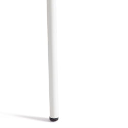 Металлический стул ADDE (mod. C-049) металл/пластик, 39 х 49 х 78 см, Grey (серый) /White (белый)