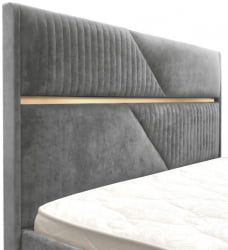 Кровать с подъёмным механизмом Монако 902.21 Оникс Десерт серый