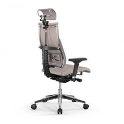 Кресло руководителя METTA Y 4DF B2-10D Комплект 1 Светло-бежевое