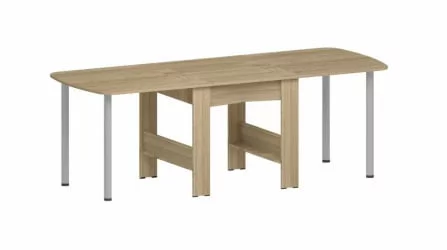 Стол-книжка раздвижной Оригами Дуб Сонома