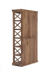 Шкафы для книг ( набор 3 шт.) Бомбей - 0761A палисандр, 116х57х30/145х73х36/175х89х44см, Natural tinted (натуральный тонированный)