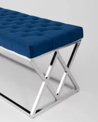 Банкетка ИНСИГНИЯ велюр Синий