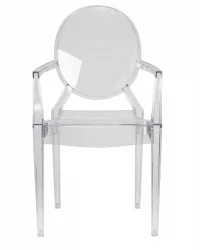 Стул обеденный DOBRIN LOUIS GHOST Прозрачный