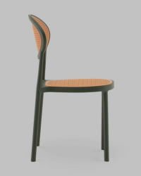 Стул Junie пластиковый зеленый