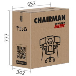 Кресло геймерское CHAIRMAN GAME 15 черный/желтый/белый