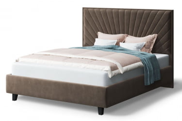 Кровать Леона, 2000 x 1400 мм, коричневый
