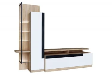 Тумба ТВ Кёльн ЛД.674.010.000 Дуб Золотой/Белый