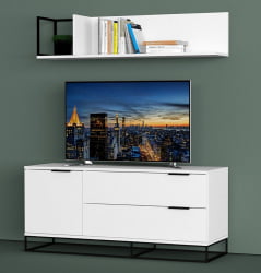 Полка навесная City большая белый