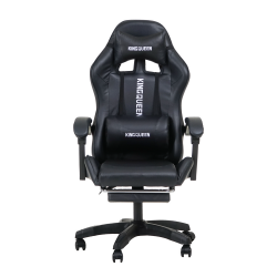 Геймерское кресло 1206 KINGQUEEN цвет черный с массажем 1206-black-mass