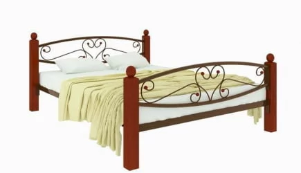 Кровать Каролина Lux plus 1600х2000 Коричневая