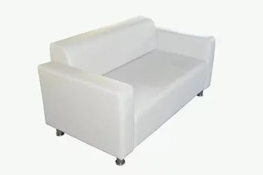 Белый диван Блэк 1450 Остин Уайт