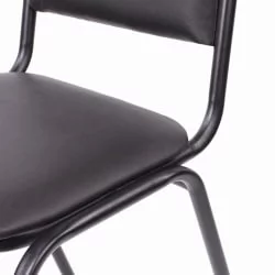 Офисный стул РС00Л кожзам Черный