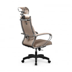 Кресло руководителя Metta L 2c 44C/K116 Infinity Easy Clean (MPES) Комплект 8 Темно-бежевое