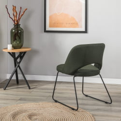 Кресло Lars темно-зеленый/Линк