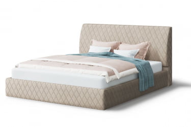 Кровать Хилтон, 2000 x 1200 мм, бежевый