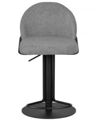 Стул барный DOBRIN OLIVER (серая ткань (FLY1347-17)) 2 шт