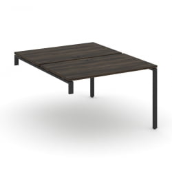 Двойной стол-надставка на опорную тумбу CONCEPT CN.DSN-002 Дуб Мали Черный