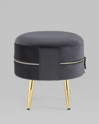 Банкетка Тильда с ящиком велюр Антрацит