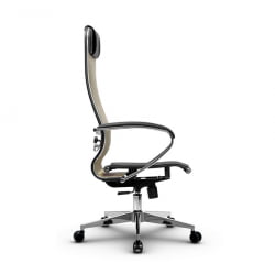 Кресло офисное МЕТТА B 1m 4/K131, Основание 17834 Комплект 3 Золотой ротанг Черное