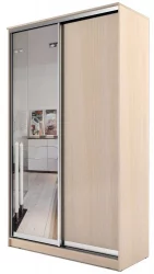 Двустворчатый гардеробный шкаф Хит-24-12-15 Дуб млечный