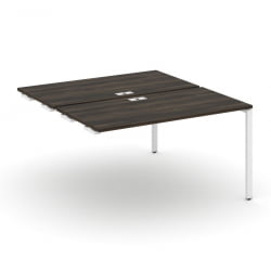 Двойной стол-приставка к опорным тумбам/шкафам CONCEPT CN.DSPR-003 Дуб Мали Белый