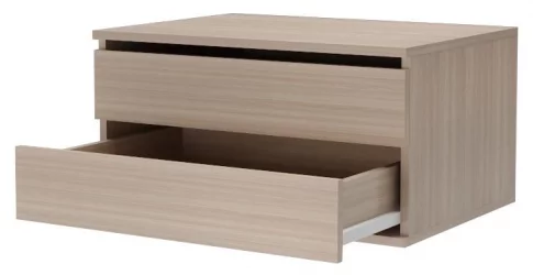 Тумба с 2 ящиками Хит-Т-14 Ясень шимо светлый