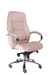 Кресло руководителя Kron M экокожа Бежевый