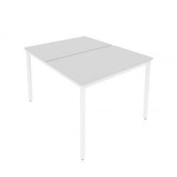 Рабочая станция на металлокаркасе SLIM SYSTEM С.СП-3.2 Серый-Белый