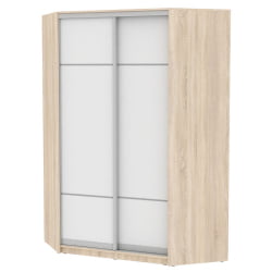 Дизайнерский шкаф YA-230х1400-568-3(ДСС-Белый-D4D4)