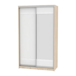 Шкаф-купе B-230х135х60-1(ДСС-Белый-D9D10)