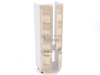 Пенал П-2, Дублин (800*570*2406) Дуб галифакс белый, 21672 