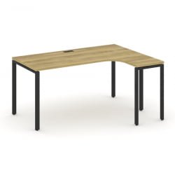 Стол эргономичный правый CONCEPT CN.OSA-002(R) Дуб Винченцо Черный