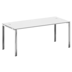 Стол рабочий руководителя METAL SYSTEM DIRECT БП.СРР-5.8 Белый