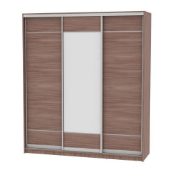 Шкаф-купе B-230х200х60-2(ЯШТ-D7D8D7)