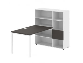 Рабочая станция EDIS EURST 1213 Мокко Белый Белый