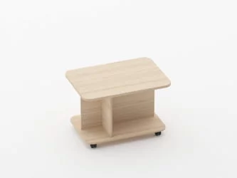 Журнальный столик на колесиках Glassy 4.10 Венге