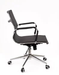 Кресло для персонала Opera LB T сетка Черный