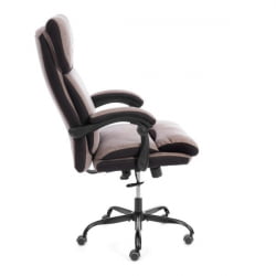 Кресло Chief metalBL ткань, светло-коричневый, KUB 03/TW-24