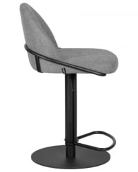 Стул барный DOBRIN OLIVER (серая ткань (FLY1347-17)) 2 шт