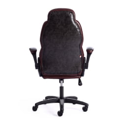 Кресло BAZUKA кож/зам, серый/коричневый, 2TONE/2TONE перф/2TONE